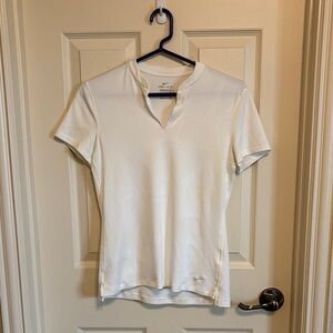 Nike Women's White Short Sleeve Polo